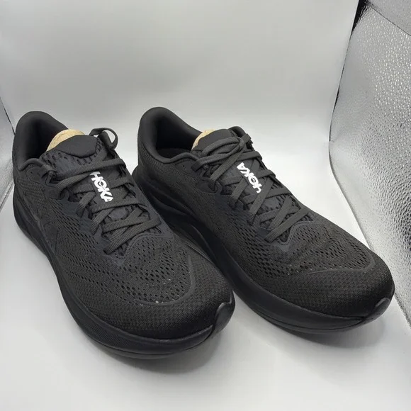 Hoka Men's Rincon 4 Black Size 9.5 D Athletic Running Shoes. Authentic And New - Picture 2 of 12